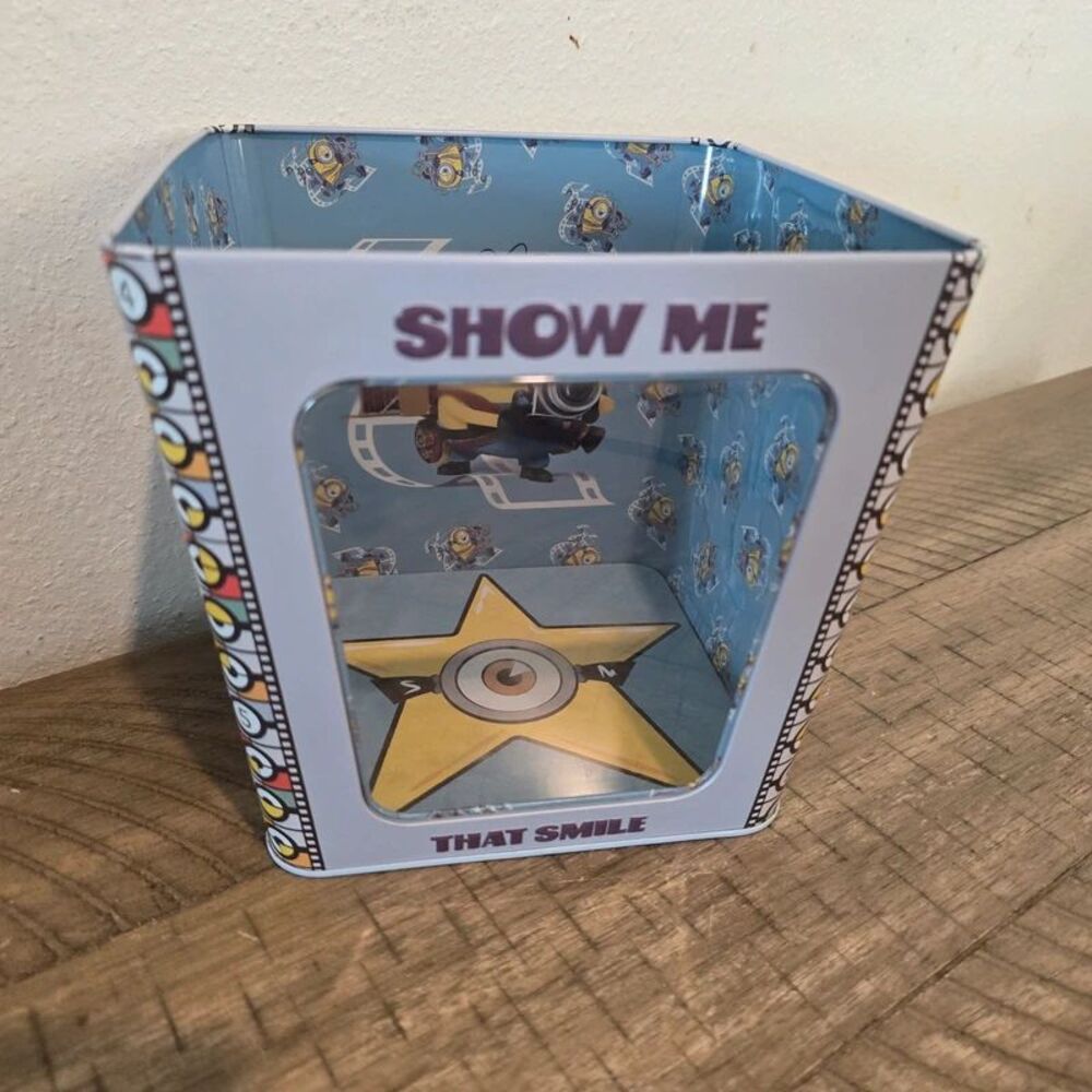 Minions & Monsters Popcorn Tin Bucket 130 oz Movie Collectible Window Snapco